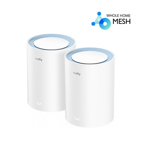 CUDY M1200 AC1200 Dual Band Whole Home Wi-Fi Mesh Router (2-Pack)