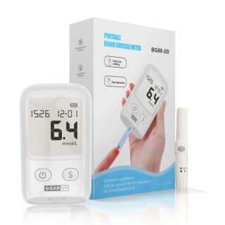 GearUP BGM-20 Diabetes Measuring Machine With 25 Test Strips