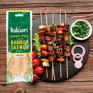 100PCS 10-Inch Eco-Friendly Bamboo Skewers